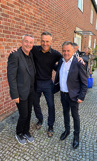 Peter Pacult, Michael Hofamm und Manni Schwabl (v.l.)