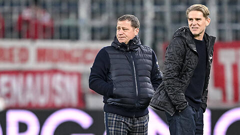Die sportliche F&uuml;hrung des FC Bayern: Max Eberl und Christoph Freund.