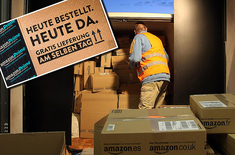 Amazon will seinen Kunden die Wartezeit auf ihre Pakete weiter verkürzen - ab sofort sollen Pakete sogar teils bereits am Tag der Bestellung zugestellt werden.