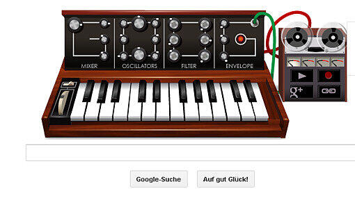 Das Google Doodle für Robert Moog: Den Synthesizer-Sound zum selber ausprobieren Das Google Doodle für Robert Moog: Den Synthesizer-Sound zum selber ausprobieren