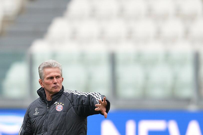 Training in Italien: Der FC Bayern im Juventus-Stadion.