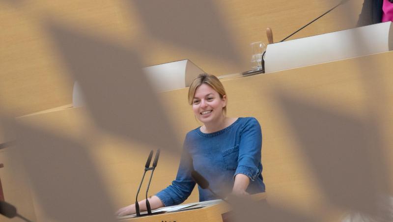 Katharina Schulze spricht während einer Sitzung im bayerischen Landtag. Foto: Peter Kneffel/dpa/Archivbild Katharina Schulze spricht während einer Sitzung im bayerischen Landtag. Foto: Peter Kneffel/dpa/Archivbild