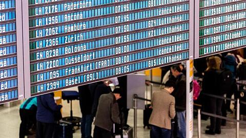 Insgesamt rechnet die Lufthansa mit 180.000 vom Streik betroffenen Passagieren.