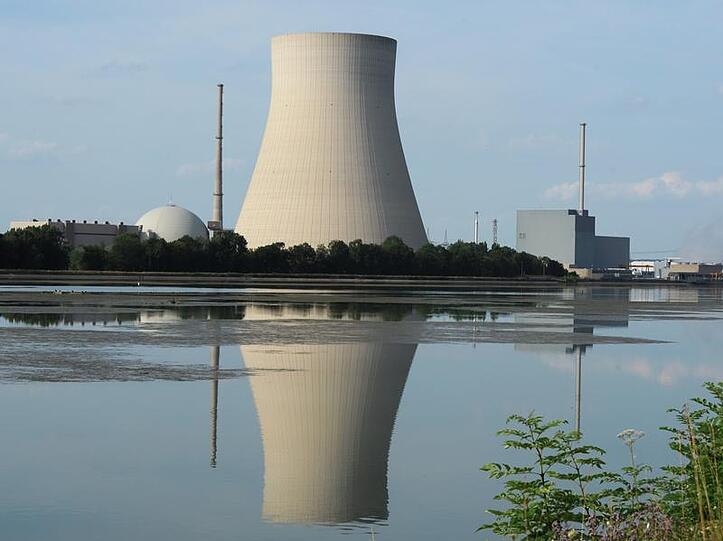Das Atomkraftwerk Isar 1.