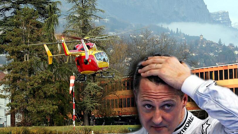 Michael Schumacher befindet sich im Koma und ist nach Angaben der Universitätsklinik von
Grenoble vom späten Sonntagabend nach einer Notoperation in kritischem Zustand. Michael Schumacher befindet sich im Koma und ist nach Angaben der Universitätsklinik von
Grenoble vom späten Sonntagabend nach einer Notoperation in kritischem Zustand.