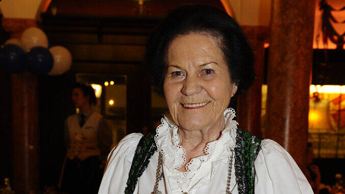 Auch nach Luggis Tod stets dabei: Angela Waldleitner.