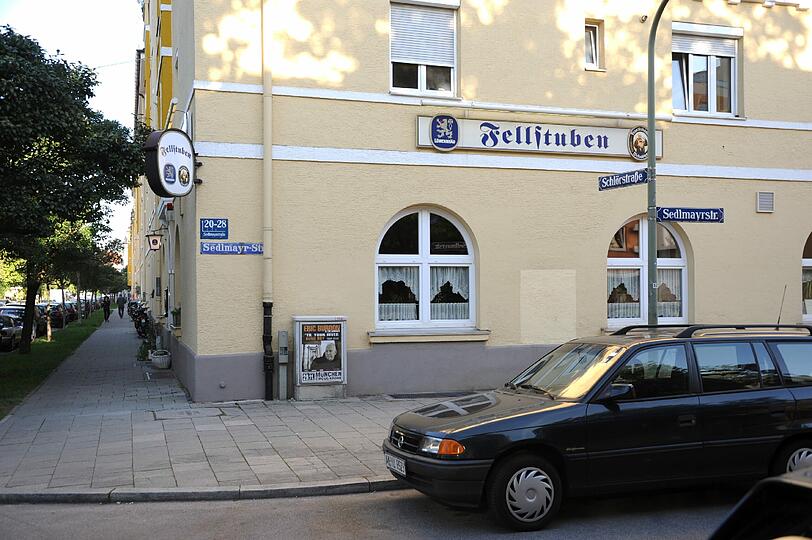 Die "Fellstuben" in der Sedlmayrstraße 28. In einem Nebenraum haben sich dort regelmäßig NPD-Mitglieder getroffen.