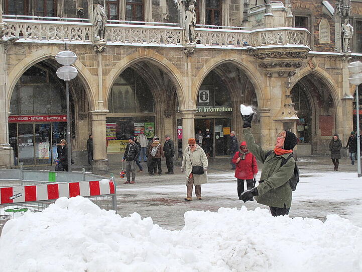 Schauplatz Marienplatz.