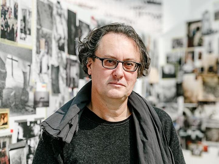 Der italienische Magnum-Fotograf Paolo Pellegrin im Haus der Photographie in Hamburg.