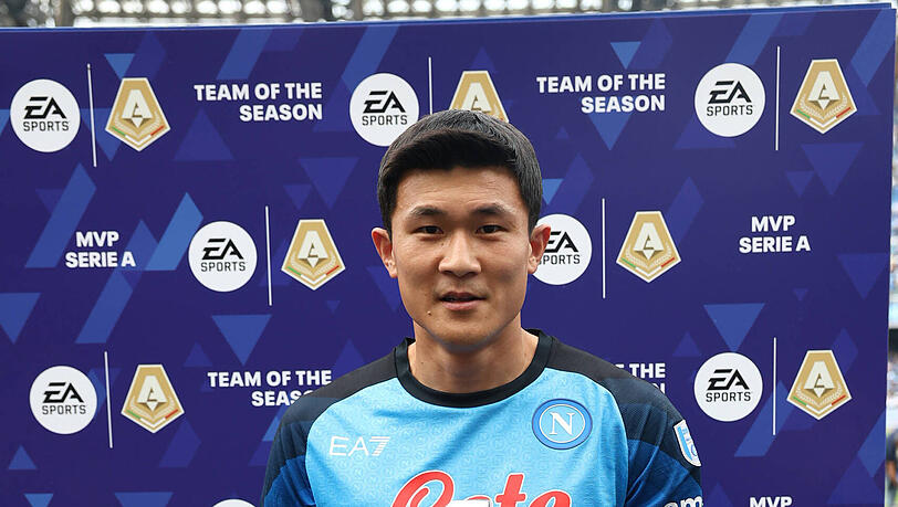 Min-jae Kim wurde 2023 als bester Verteidiger der Serie A ausgezeichnet. Min-jae Kim wurde 2023 als bester Verteidiger der Serie A ausgezeichnet.