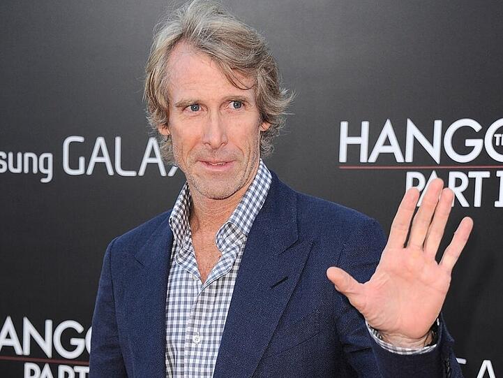 Selbst ein Action-Held: Michael Bay bei der Premiere von "Hangover 3" im Mai dieses Jahres