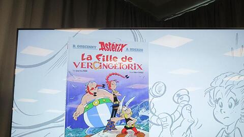 Die selbstbewusste Adrenaline ist die Heldin des neuen Asterix-Bandes.