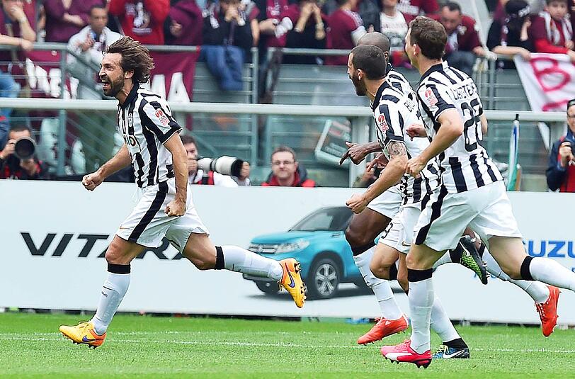 Andrea Pirlo brachte Juventus in Führung.