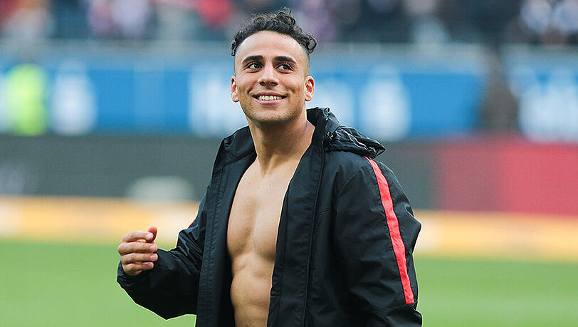Eintracht-Spieler Änis Ben-Hatira. Eintracht-Spieler Änis Ben-Hatira.