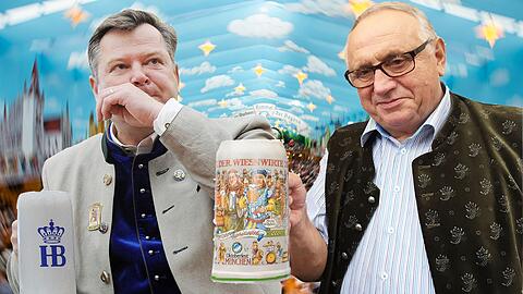Wollen jetzt doch zusammen kommen: Wirteorecher Toni Roiderer (rechts) und Bürgermeister Seppi Schmid (CSU).