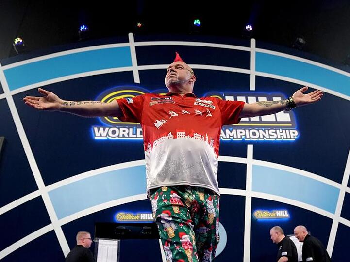 Will bei der Darts-WM ins Halbfinale: Peter Wright.