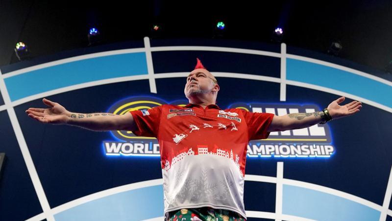 Will bei der Darts-WM ins Halbfinale: Peter Wright. Will bei der Darts-WM ins Halbfinale: Peter Wright.