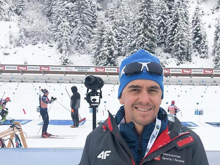 Michael Greis, ehemaliger Biathlet und Cheftrainer der polnischen Biathlon Damenmannschaft. Foto: Volker Gundrum/dpa/Archivbild