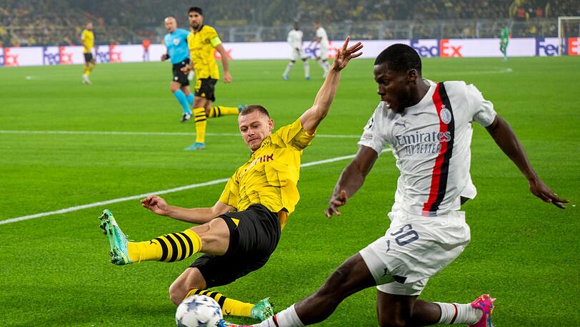 Im Hinspiel erarbeitete sich der BVB einen knappen 1:0-Sieg gegen die AC Mailand.