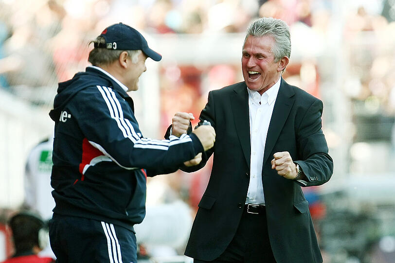 Viel Grund zum Jubeln: Jupp Heynckes holte mit dem FC Bayern 13 von 15 möglichen Punkten.