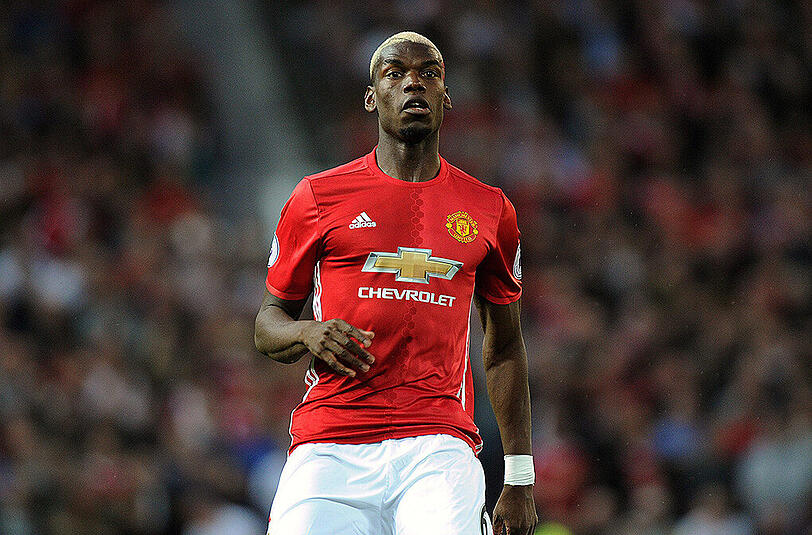 Platz 4: Paul Pogba (Frankreich) wechselte 2016 für 105 Millionen Euro von Juventus Turin zu Manchester United.