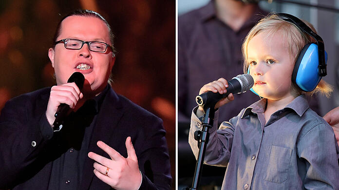 Angelo Kelly und sein mittlerweile fünfjähriger Sohn William.