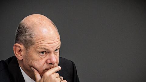 Bundeskanzler Olaf Scholz findet, seine Koalition habe gute Arbeit geleistet im vergangenen Jahr.