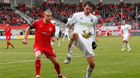 Mit Unterhaching auf Aufstiegskurs: Torjäger Dominik Stroh-Engel.