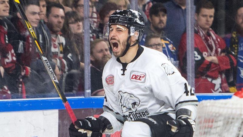 Yasin Ehliz im Trikot der Nürnberg Ice Tigers. Foto: Marius Becker/Archiv Yasin Ehliz im Trikot der Nürnberg Ice Tigers. Foto: Marius Becker/Archiv