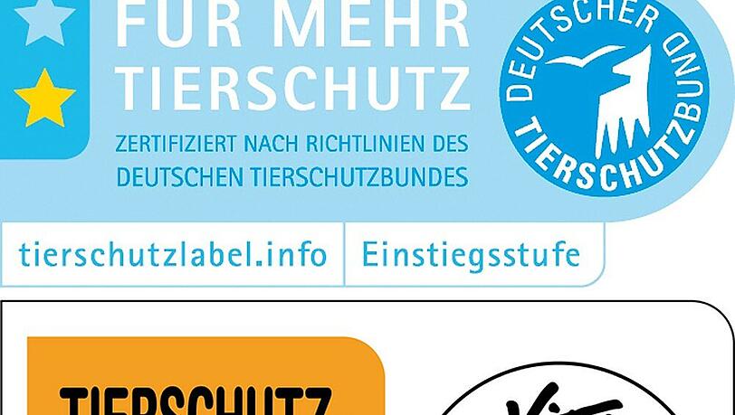 Seit einem guten Jahr sind Produkte mit den Siegeln vom Deutschen Tierschutzbund und der Tierschutzorganisation Vier Pfoten im Handel. Seit einem guten Jahr sind Produkte mit den Siegeln vom Deutschen Tierschutzbund und der Tierschutzorganisation Vier Pfoten im Handel.