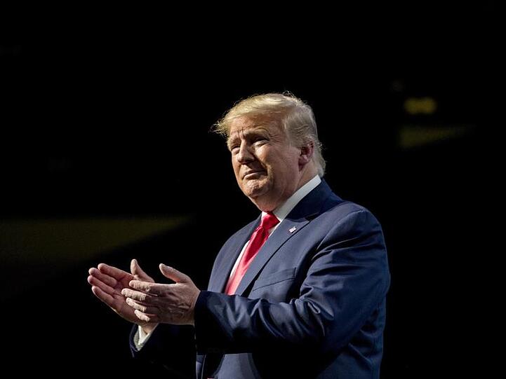 US-Präsident Donald Trump: "Die Demokratische Partei versucht, unsere Verfassung zu schreddern.".