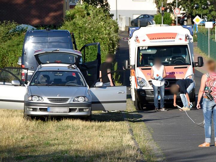 Der Ort, an dem sich der mutmaßliche Attentäter von Wächtersbach am Montag erschoss.