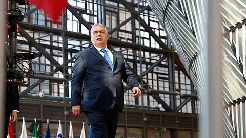 Will im Streit um das Milliarden-Darlehen f&uuml;r die Ukraine hart bleiben: Ungarns Ministerpr&auml;sident Viktor Orban.