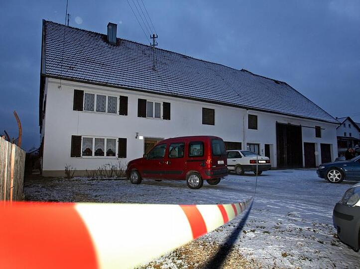 Der Bauernhof in Penzing, auf dem der Doppelmord geschah
