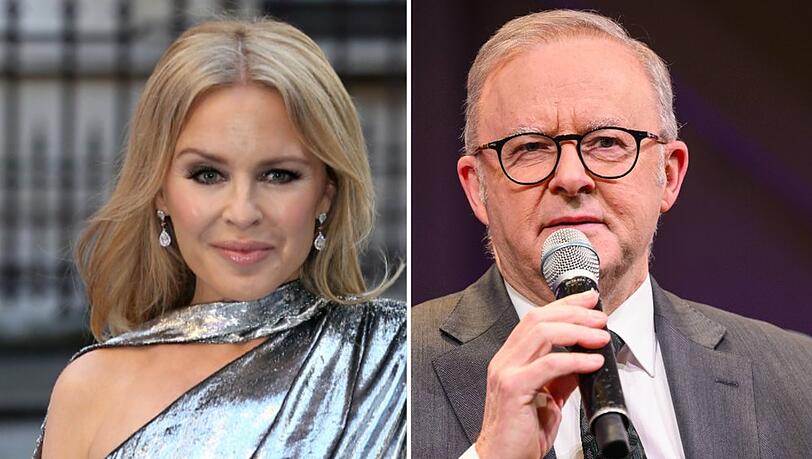 Australiens Premierminister Anthony Albanese entschuldigt sich &ouml;ffentlich f&uuml;r Kylie-Minogue-Spruch.