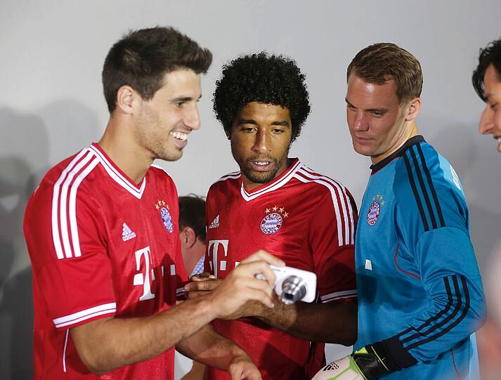 Weitere Fotos vom Bayern-Foto-Shooting.