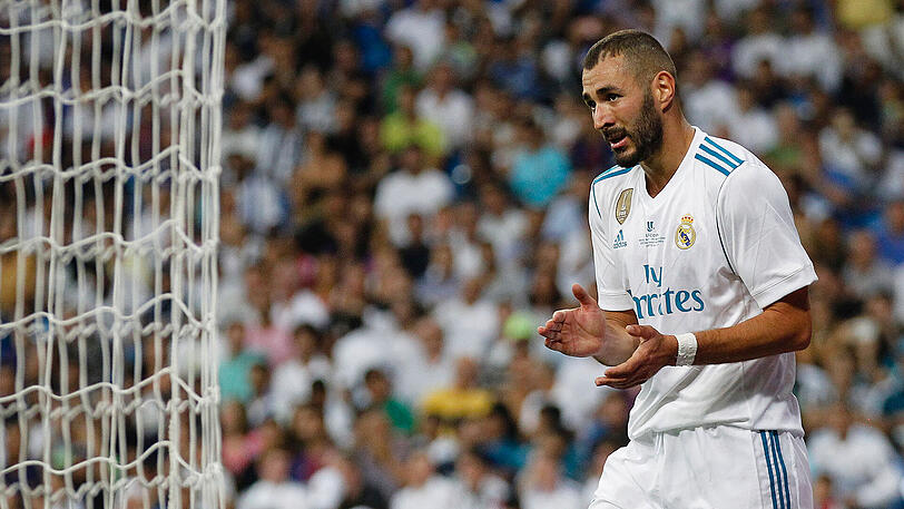 Karim Benzema sorgt im Real-Angriff für die Tore.