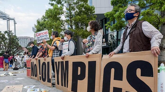 Der Protest gegen Olympia in Tokio nimmt immer mehr zu.