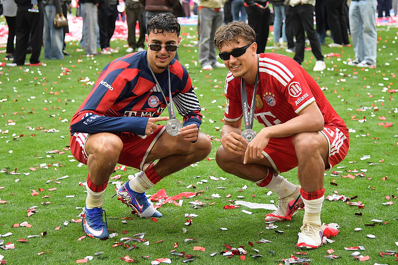 Schnelle Brillen: Aleksandar Pavlovic und Tom Bischof.