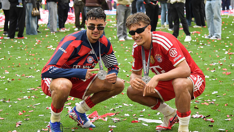 Schnelle Brillen: Aleksandar Pavlovic und Tom Bischof.