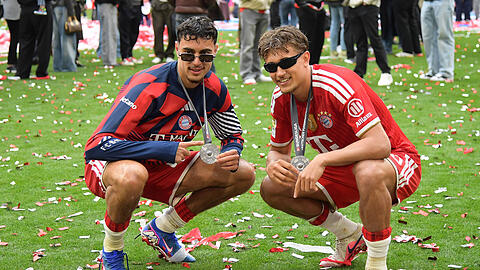 Schnelle Brillen: Aleksandar Pavlovic und Tom Bischof.