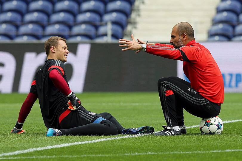 Die Bilder vom Abschlusstraining der Bayern!