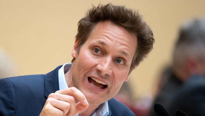 Ludwig Hartmann, Fraktionsvorsitzender von Bündnis 90/Die Grünen im bayerischen Landtag, spricht im bayerischen Landtag. Foto: Sven Hoppe/Archiv
