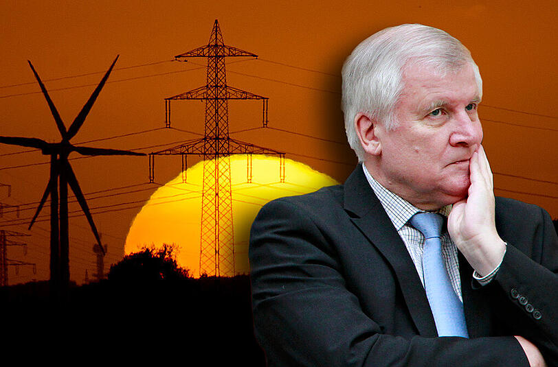 Nicht mit ihm: Bayerns Ministerpräsident Horst Seehofer lehnt den Bau der Nord-Süd-Stromtrassen seit Neuestem ab.