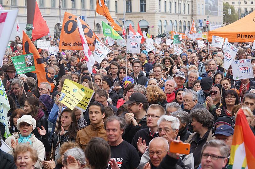 Bereits am Montag gingen G7-Gegner in München auf die Straße.