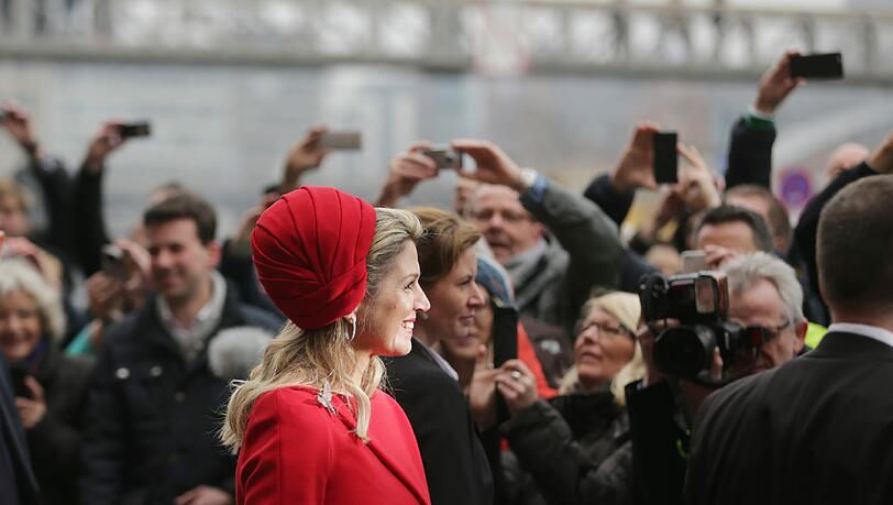 Königin Máxima und König Willem-Alexander der Niederlande bei ihrem Besuch in Hamburg Königin Máxima und König Willem-Alexander der Niederlande bei ihrem Besuch in Hamburg