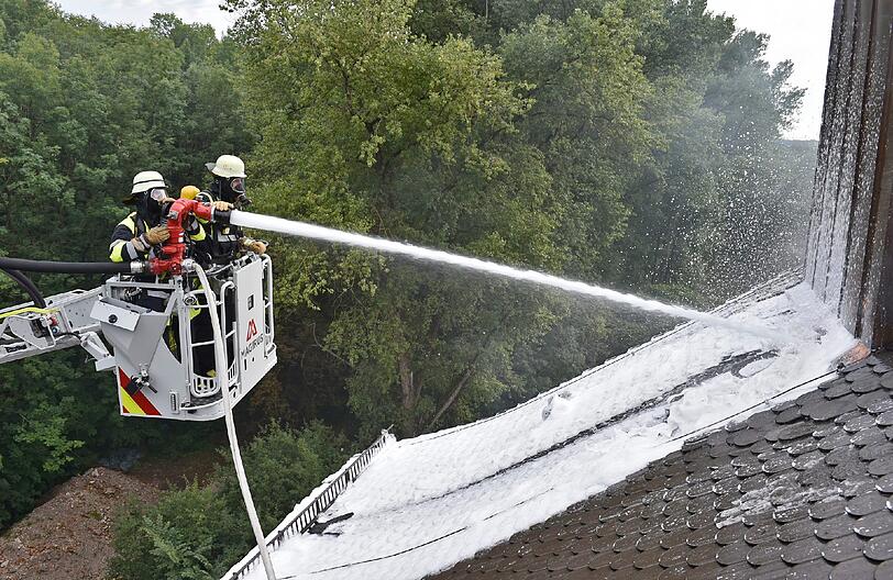 Bilder vom Brand in Giesing