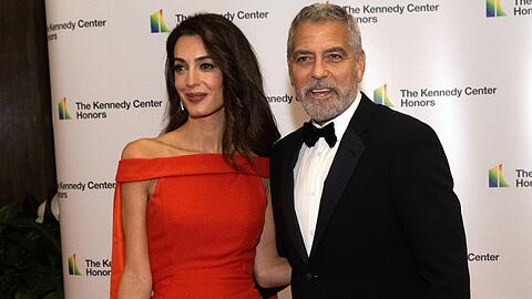 Amal und Georgy Clooney bei den Kennedy Center Honors in Washington D.C.
