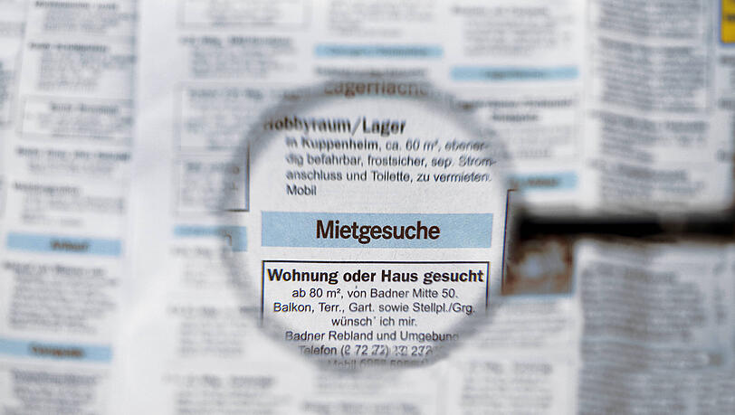Mietgesuch (Symbolbild)