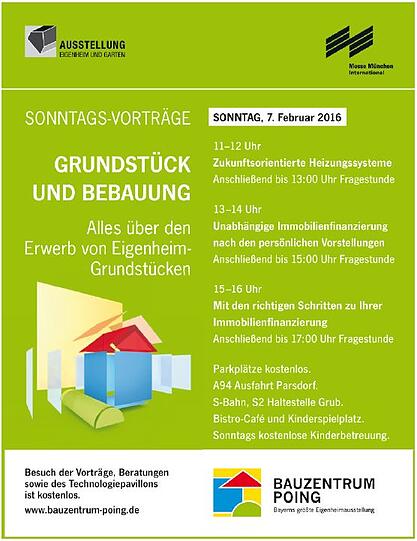 Am 07. Februar informiert das Bauzentrum Poing wieder.